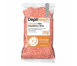 Depiltouch: Премиальный пленочный воск «Orange» с ароматом цитрусов, 200 гр