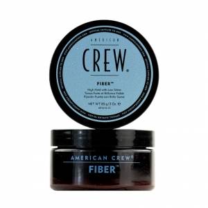 American Crew: Паста высокой фиксации с низким уровнем блеска, великолепно подходит для укладки усов (Fiber Gel), 85 гр