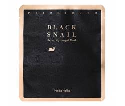 Holika Holika Prime Youth Black Snail: Гидрогелевая маска с экстрактом муцина черной улитки (Repair Hydrogel Mask), 25 мл