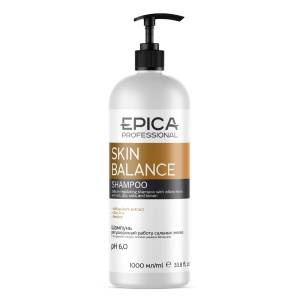 Epica Skin Balance: Шампунь, регулирующий работу сальных желез с экстрактом кипрея, солями цинка и бетаином, 300 мл