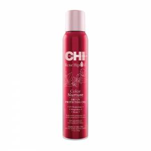 CHI Rose Hip Oil Color Nurture: Масло финишное для волос с экстрактом шиповника и защитой от ультрафиолета (Dry Uv Protecting Oil), 157 мл