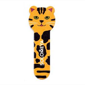 Solomeya: Пилка для натуральных и искусственных ногтей 180/220 "Тигренок" (Tiger Nail File Cat 2)