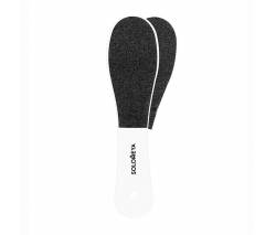 Solomeya: Шлифовочная двусторонняя педикюрная пилка (черная) 100/180 (Personal Gadget Black Pedicure Nail File)