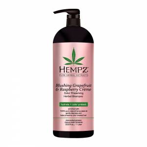 Hempz Hair Care: Шампунь Грейпфрут и Малина для сохранения цвета и блеска окрашенных волос (Blushing Grapefruit & Raspberry Creme Shampoo)