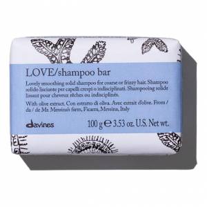 Davines Essential Haircare: Твёрдый шампунь Love для разглаживания завитка (Love shampoo bar), 100 гр