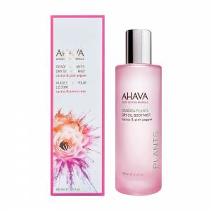 Ahava Deadsea Plants: Сухое масло для тела кактус и розовый перец, 100 мл