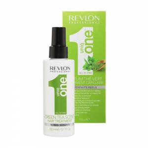 Revlon Uniq One: Спрей-маска для ухода за волосами с ароматом зеленого чая (Hair Green Tea Treatment), 150 мл