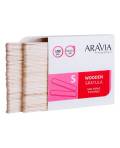 Aravia Professional: Шпатели деревянные одноразовые размер S (Disposable wooden spatulas), 100 шт