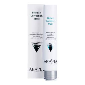 Aravia Professional: Маска-корректор против несовершенств с хлорофилл-каротиновым комплексом и Д-пантенолом 3% (Blemish Correction Mask), 100 мл