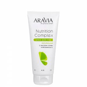 Aravia Professional: Крем для рук питательный с маслом оливы и витамином (Е Nutrition Complex Cream), 150 мл