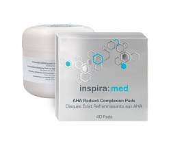 Inspira Med: Диски-спонжи с AHA-кислотами для обновления и сияния кожи (AHA Radiant Complexion Pads), 40 шт