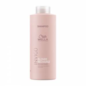 Wella Invigo Blonde Recharge: Шампунь-нейтрализатор желтизны для холодных светлых оттенков