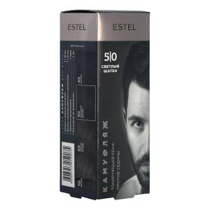 Estel Alpha Homme Color: Набор для камуфляжа волос 5/0 светлый шатен
