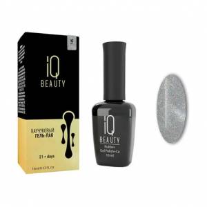 IQ Beauty: Гель-лак для ногтей каучуковый #145 City lights (Rubber gel polish), 10 мл