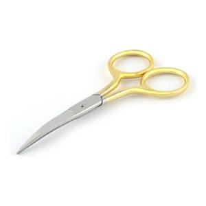 Metzger: Ножницы для ногтей изогнутые позолоченные (NS-1/6-HG(CVD))
