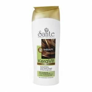 Kora Sante KeraVit Active Therapy: Шампунь для укрепления и роста волос, 400 мл