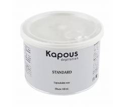 Kapous Depilations: Жирорастворимый воск Зеленый с Хлорофиллом в банке, 400 мл