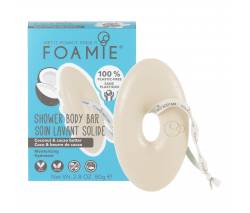 Foamie: Очищающее средство для тела без мыла с маслами кокоса и какао (Shake Your Coconuts), 80 гр