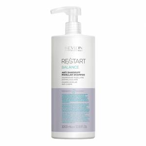 Revlon Restart Balance: Мицеллярный шампунь против перхоти и шелушений (Anti Dandruff Micellar Shampoo), 1000 мл