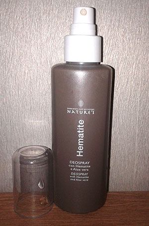Отзыв о дезодоранте для мужчин Nature&rsquo;s Hematite deospray Натурес Гематит